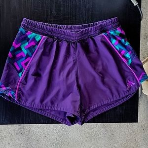 Adidas purple shorts small